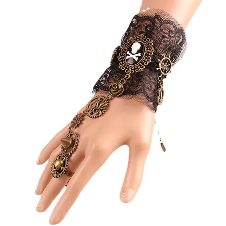 Imagen de producto de: Brazalete Pirata Goth SKull