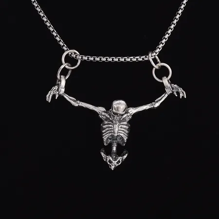 Imagen de producto de: Collar de calavera colgante