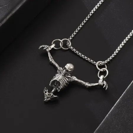 Imagen de producto de: Collar de calavera colgante