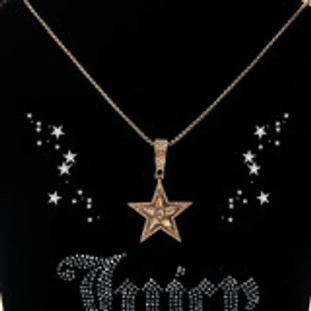 Imagen de producto de: Collar Estrella Plateado